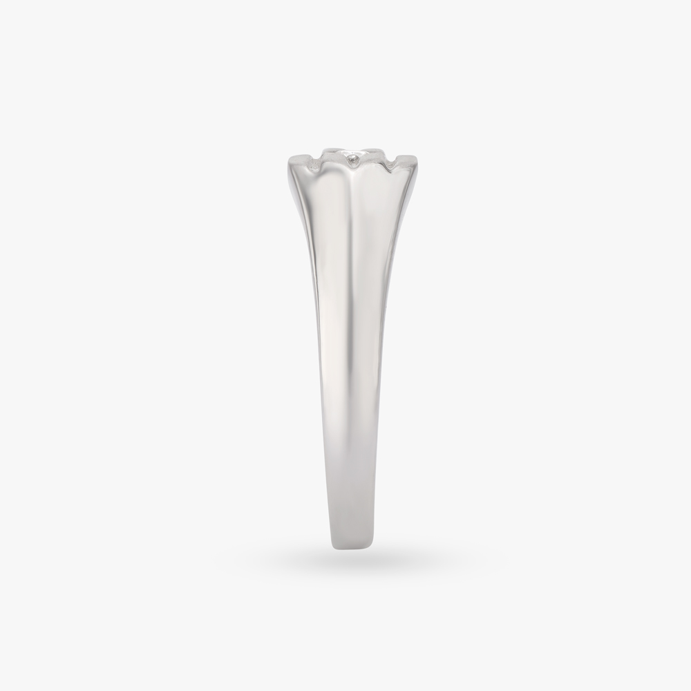 Sophistication Redefined Platinum Ring For Men,,hi-res image number null
