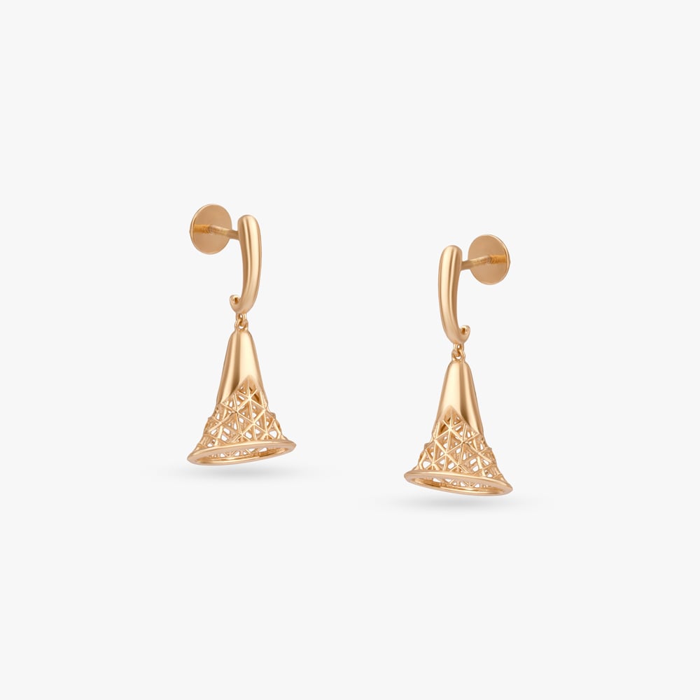 Aurora Lattice Gold Pendant and Earrings Set,,hi-res image number null