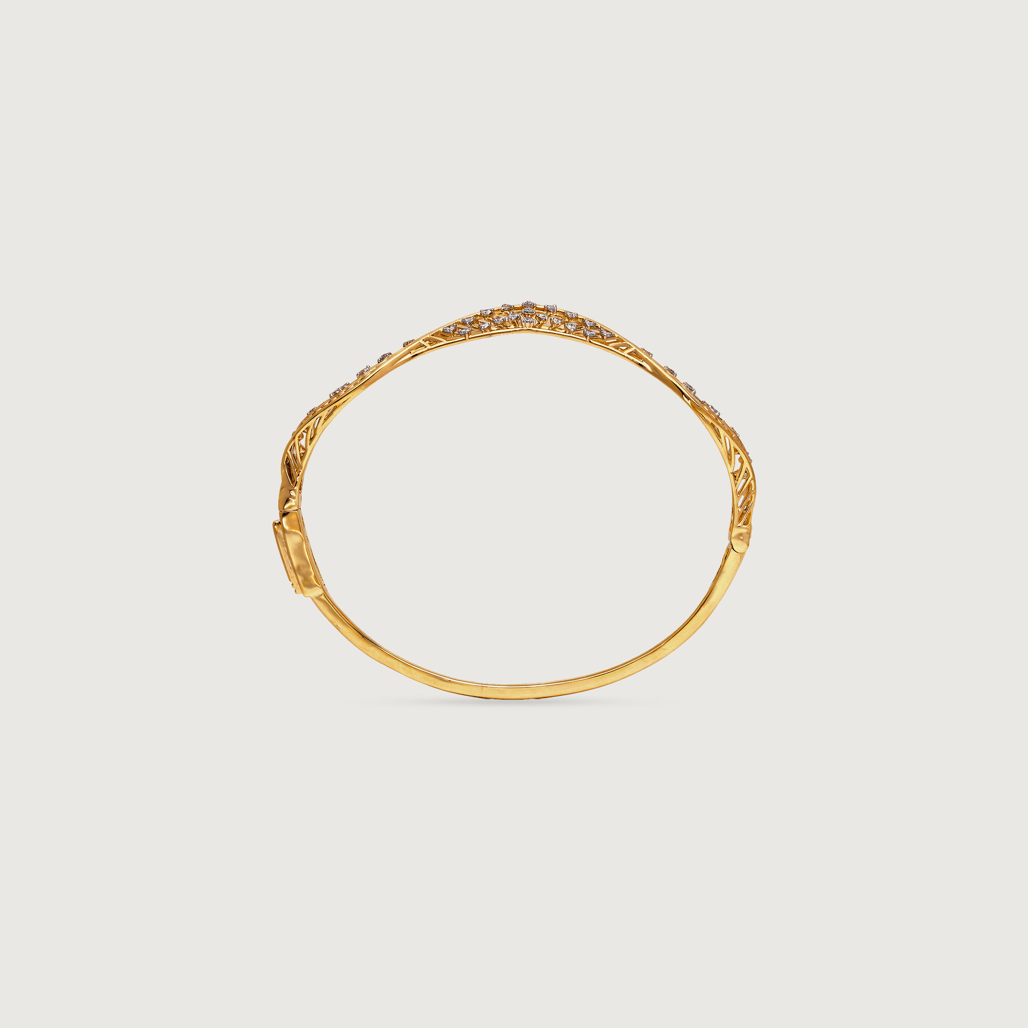 Woven Rhythm Diamond Bangle,,hi-res image number null