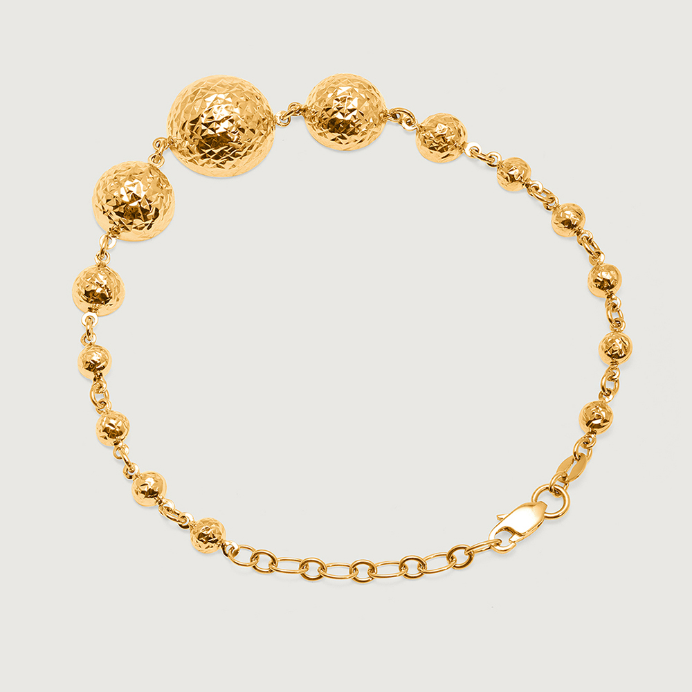 Orbital Glamour 18KT Gold Bracelet,,hi-res image number null
