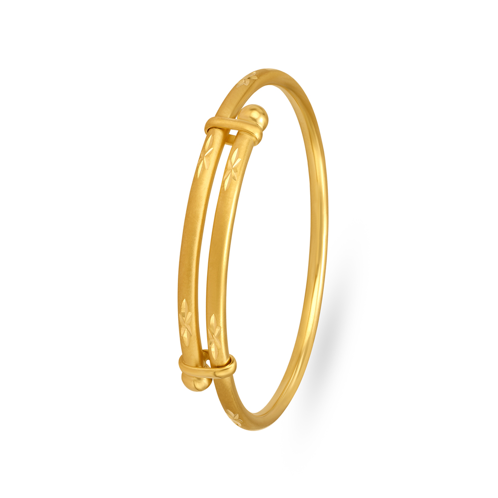 Embossed Gold Bangles,,hi-res image number null