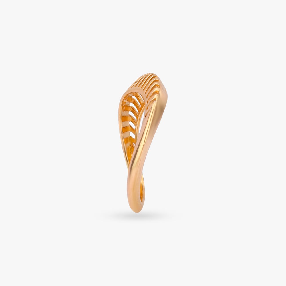 Linear Wing Gold Ring,,hi-res image number null