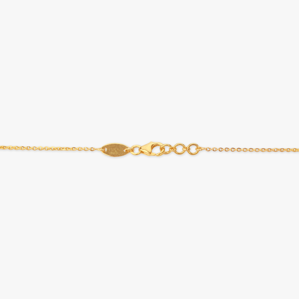 Triangle Bead Gold Necklace,,hi-res image number null