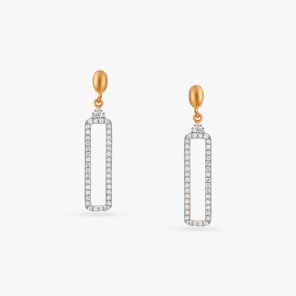 Surreal Diamond Drop Earrings,,hi-res image number null