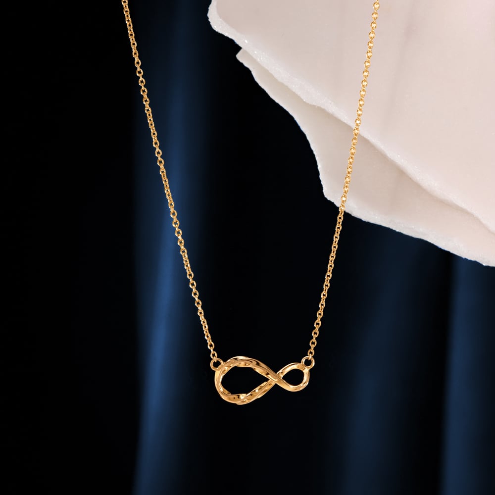 Infinity Love Gold Necklace,,hi-res image number null