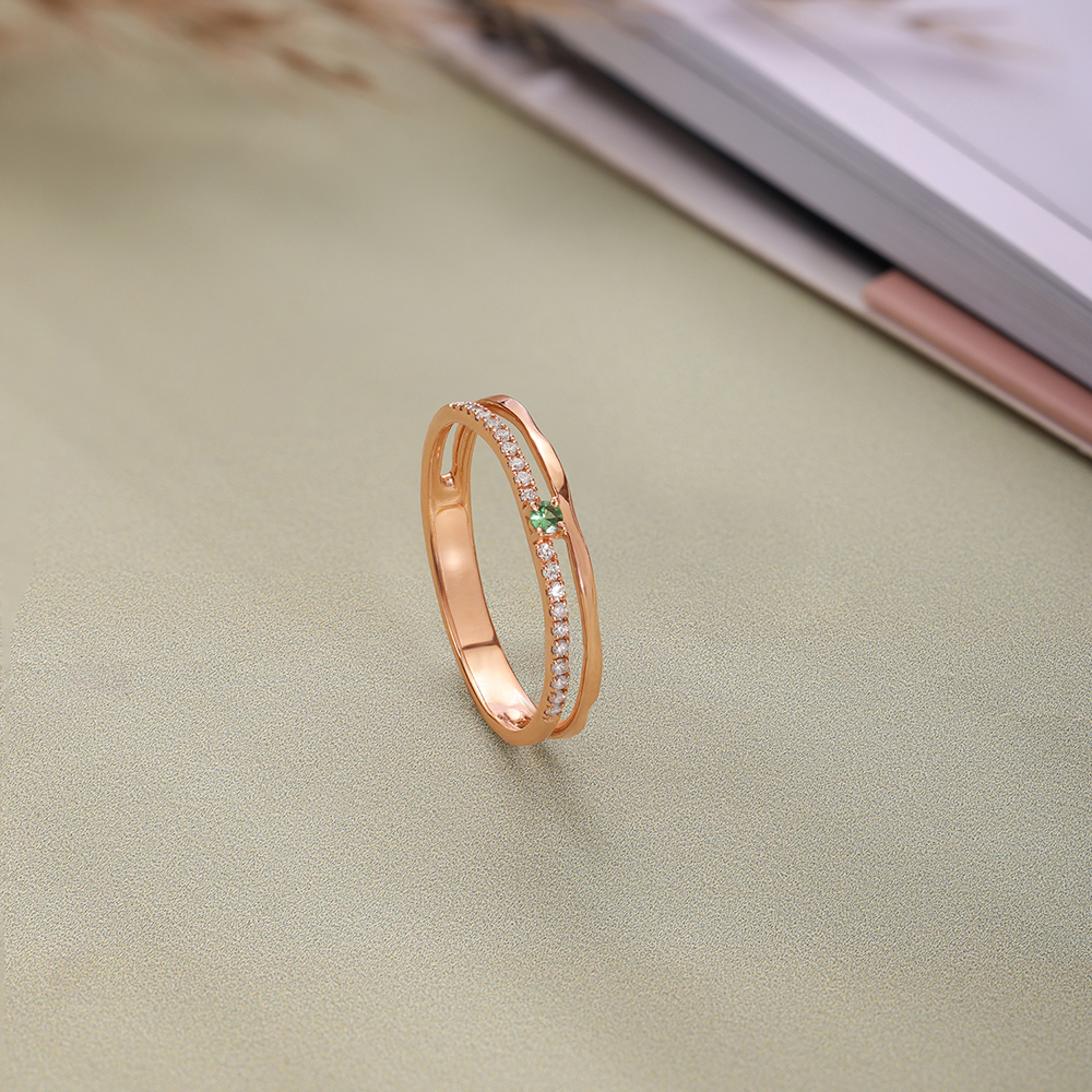 Lime Glint Diamond Ring,,hi-res image number null