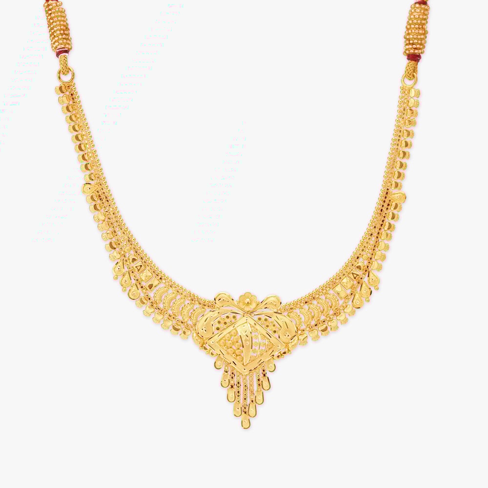 Traditional Gold Necklace Set
