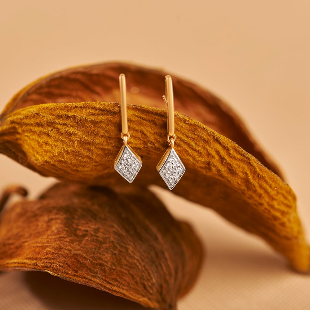 Refined Glam Diamond Drop Earrings,,hi-res image number null