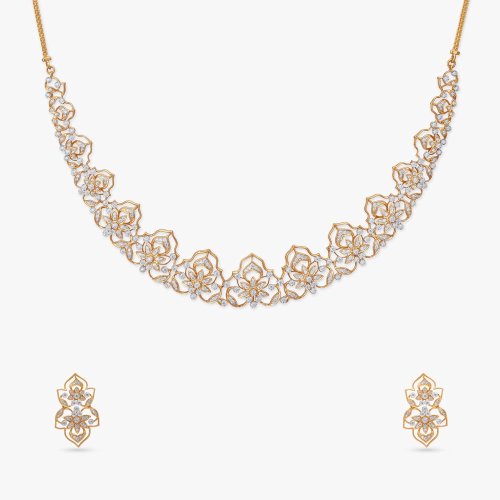 Layered Radiance Diamond Necklace Set,,hi-res image number null