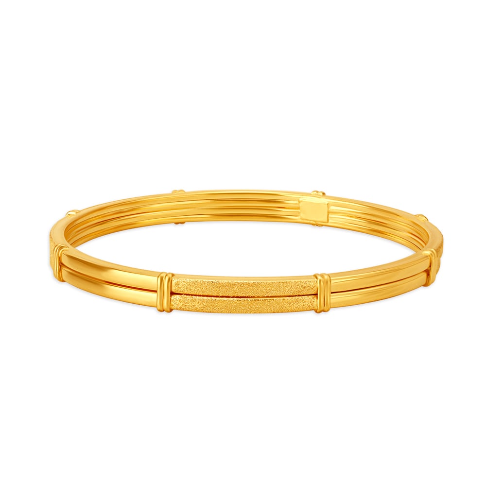 Classy Matte Gold Bangle