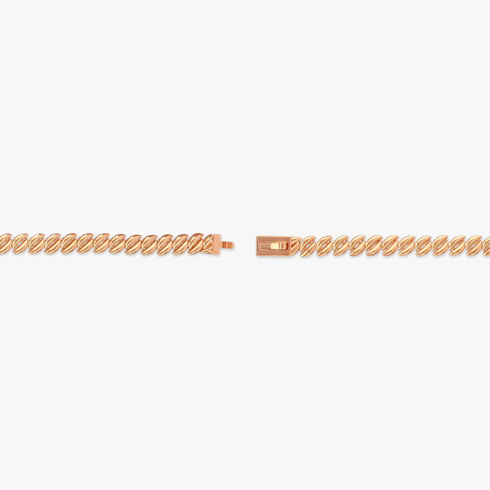 Curl Link Gold Bracelet,,hi-res image number null