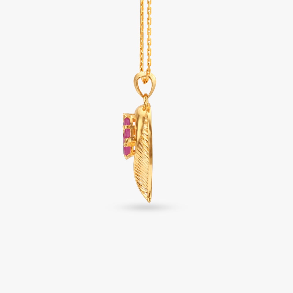 Delicate Grace Ruby Pendant and Earrings Set,,hi-res image number null