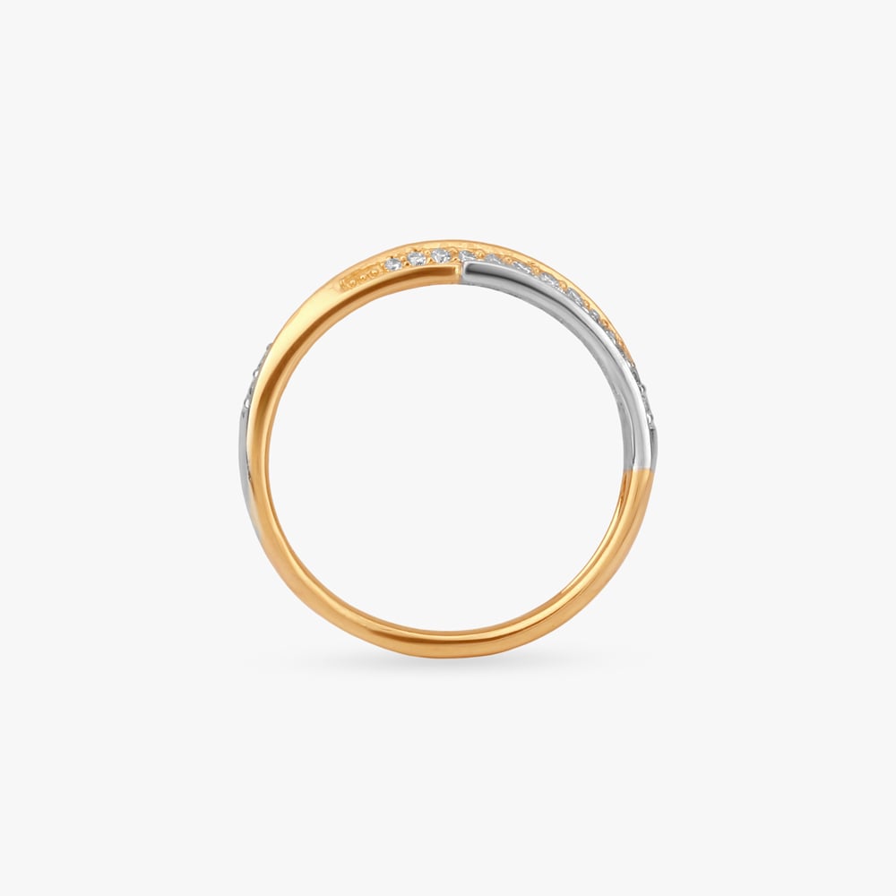 Sculpted Sweep Diamond Finger Ring,,hi-res image number null