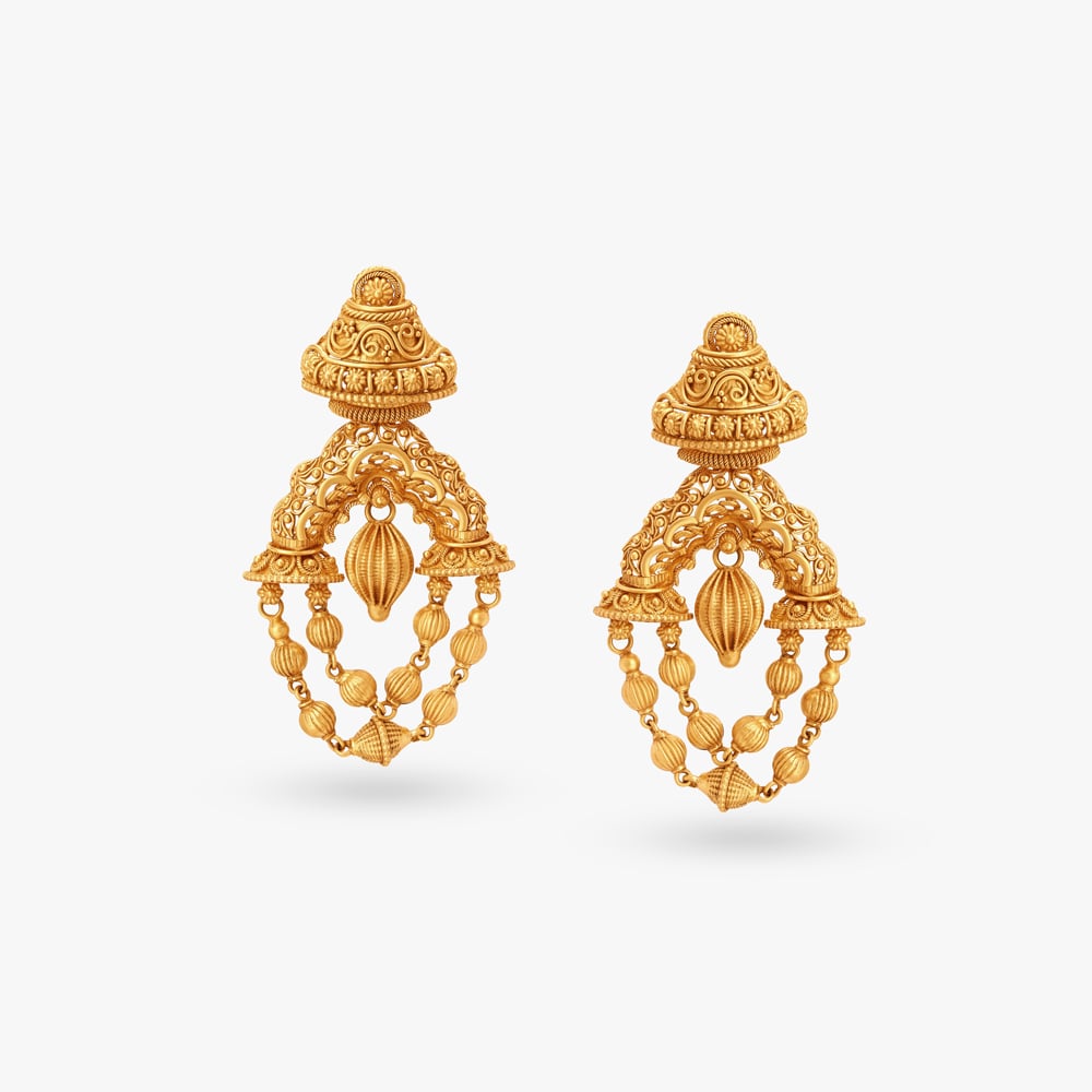 Ornate Mukuteshwar Temple Necklace Set,,hi-res image number null
