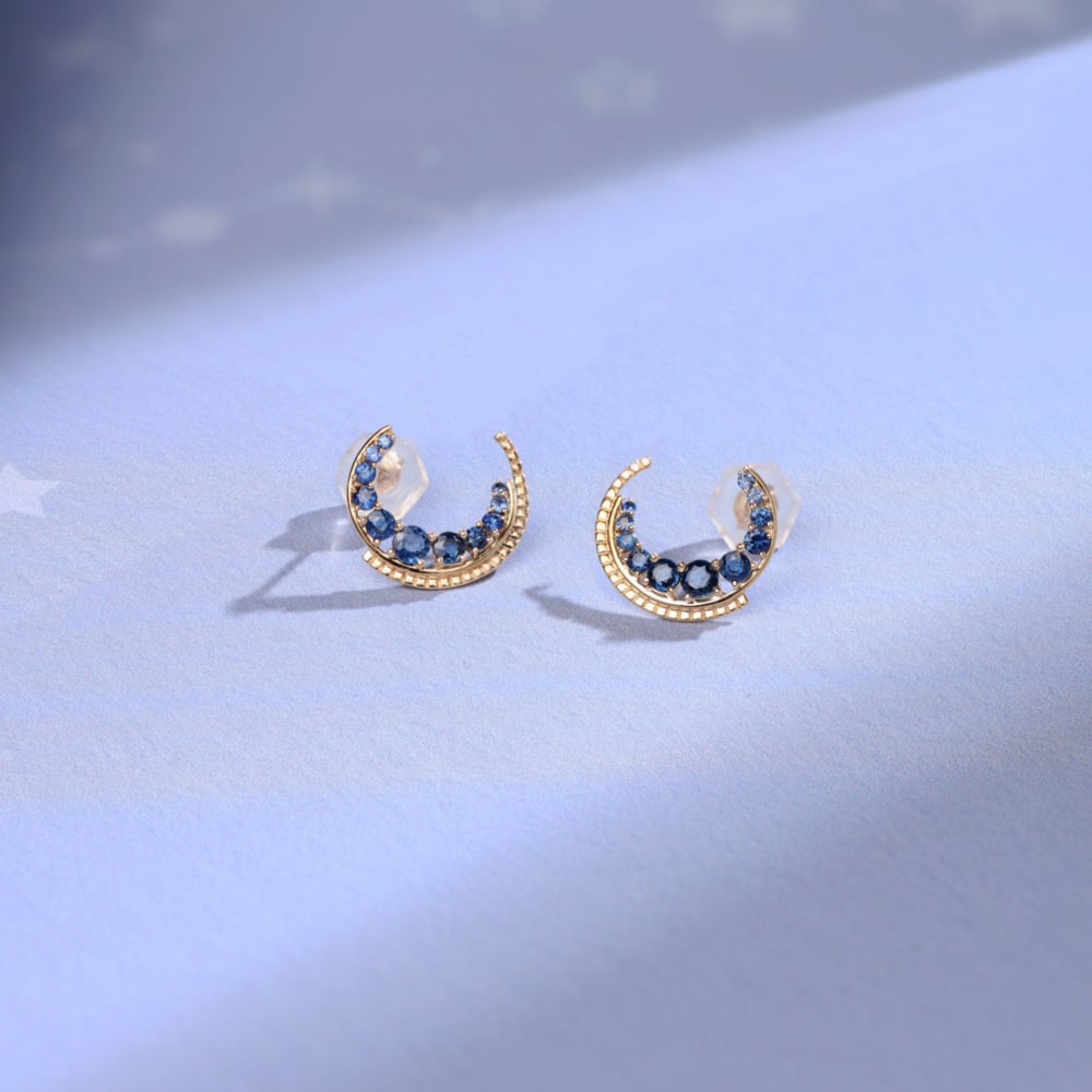 Blue sapphire outlet earrings tanishq