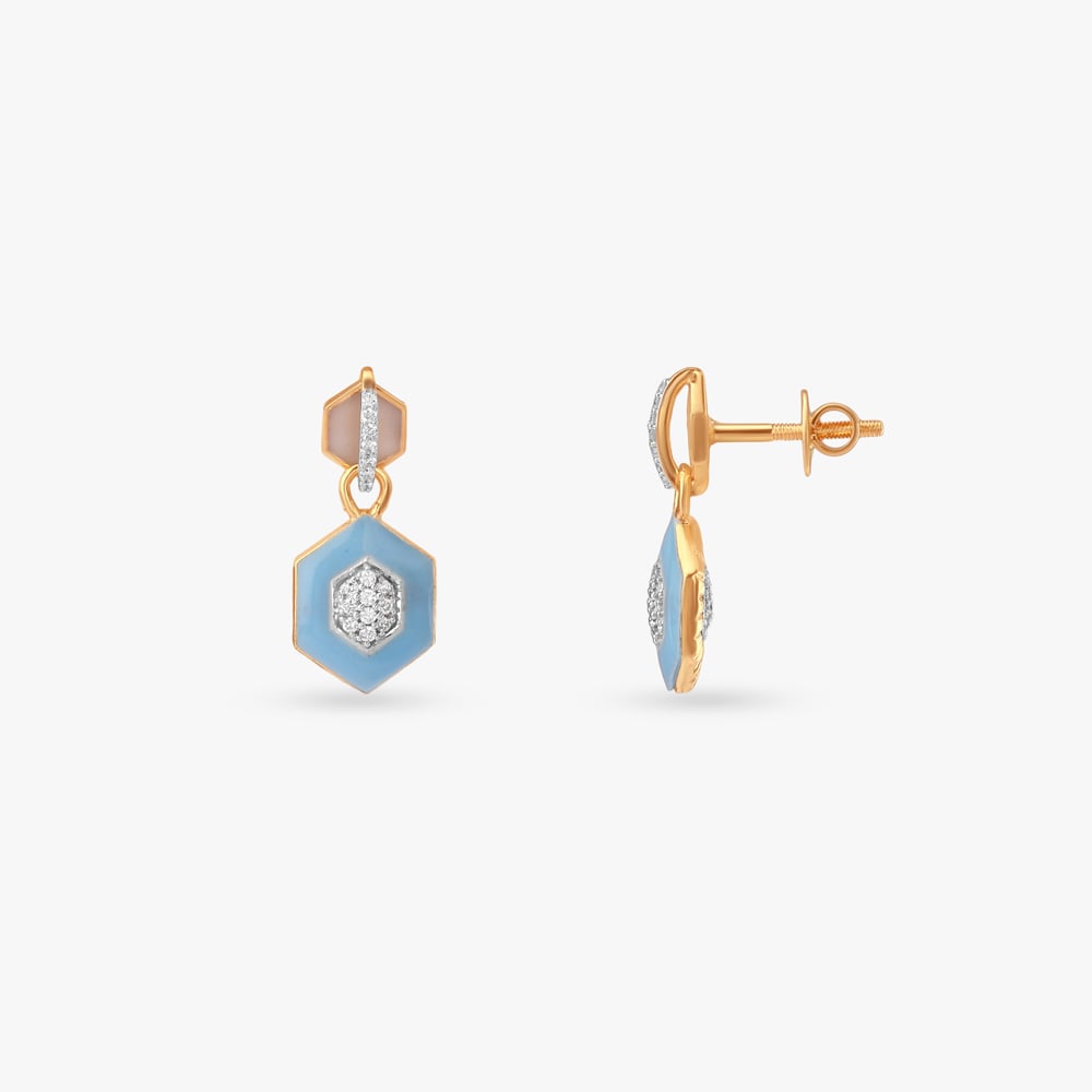 Luminous Flip Diamond Drop Earrings,,hi-res image number null
