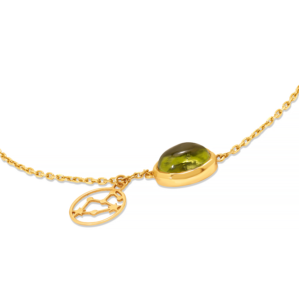 14KT Leo Birthstone Yellow Gold Bracelet,,hi-res image number null