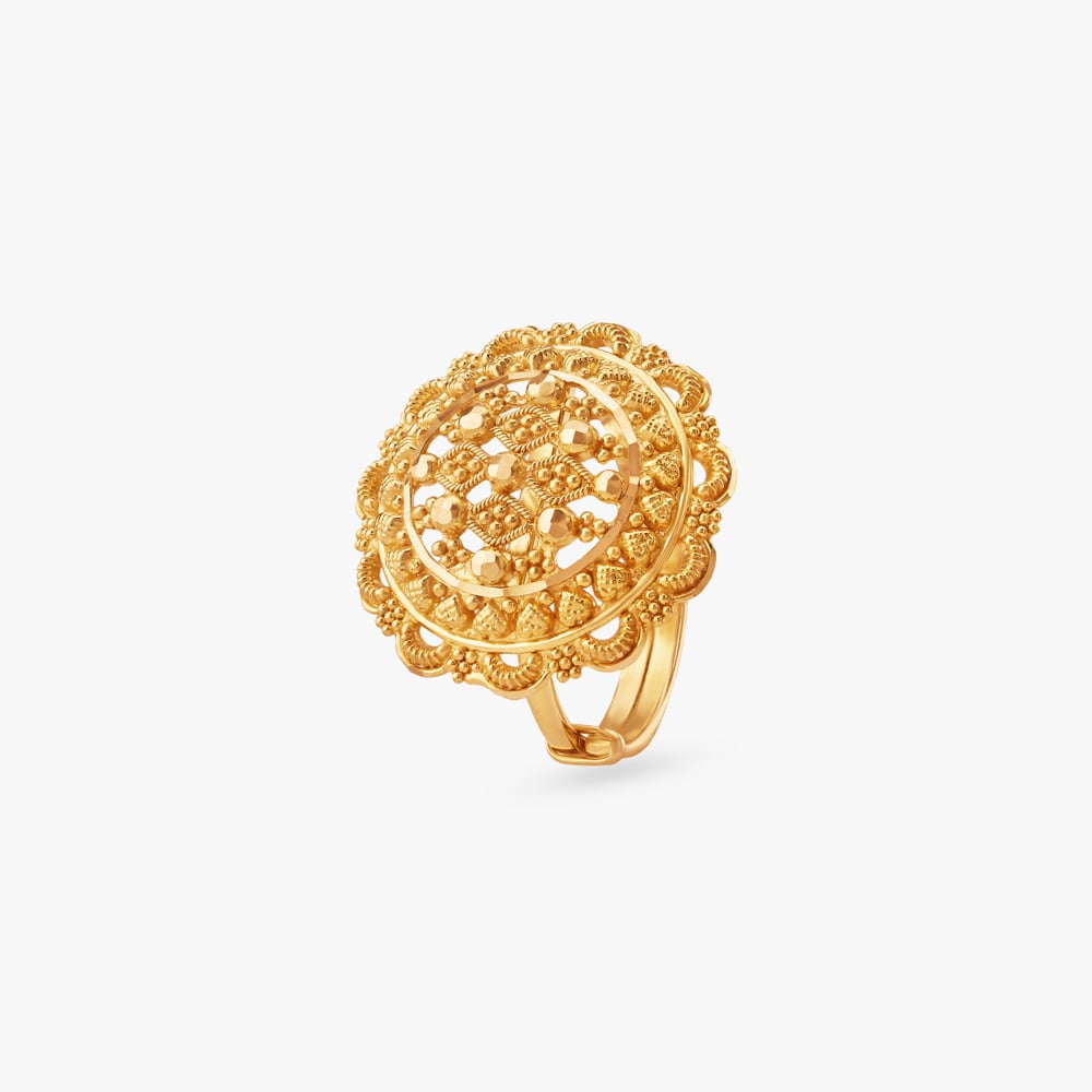 Legacy Bloom Gold Ring,,hi-res image number null