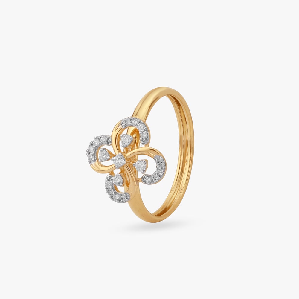 Clover Bloom Diamond Ring,,hi-res image number null