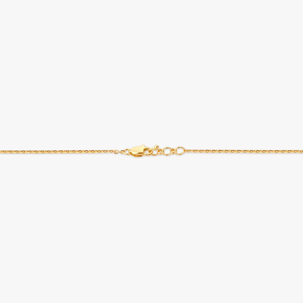 Sculpted Fan Gold Necklace,,hi-res image number null