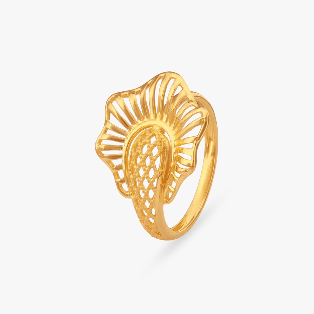 Regal Flare Gold Ring,,hi-res image number null