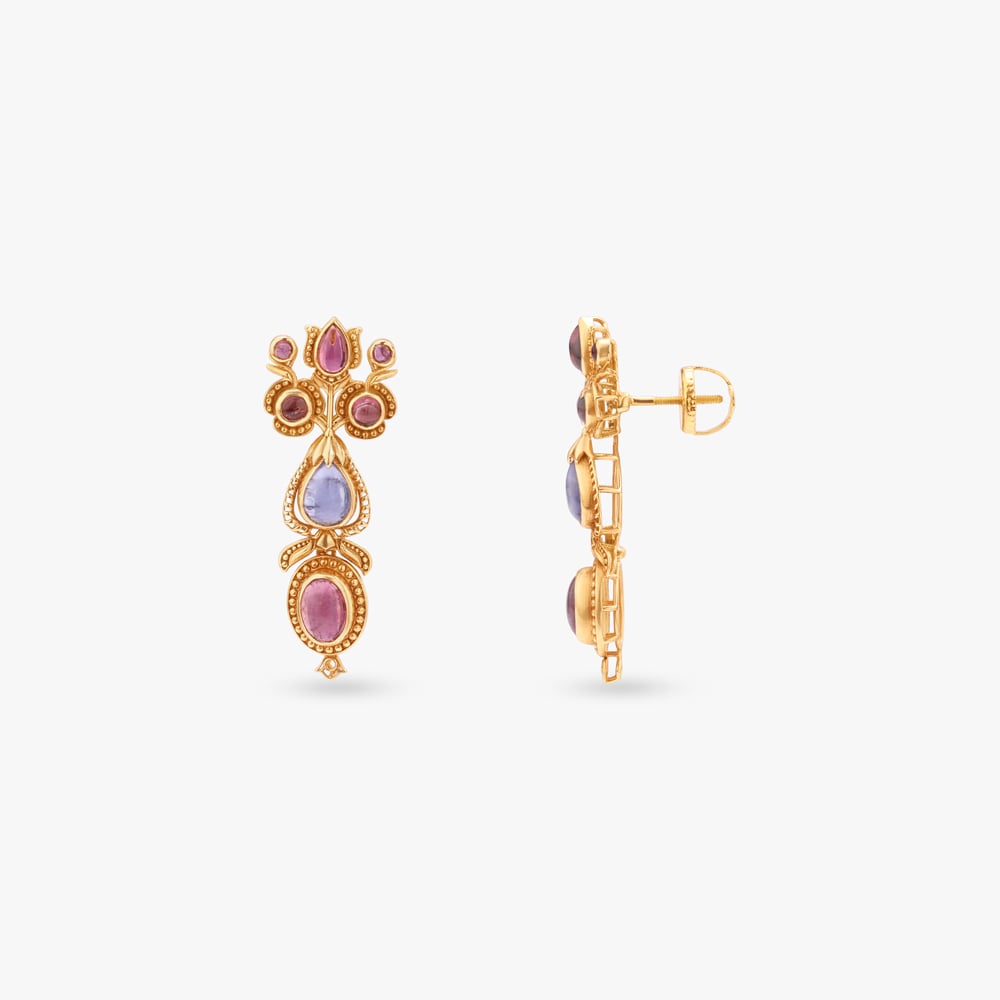 Petal Symphony Gold Necklace Set,,hi-res image number null