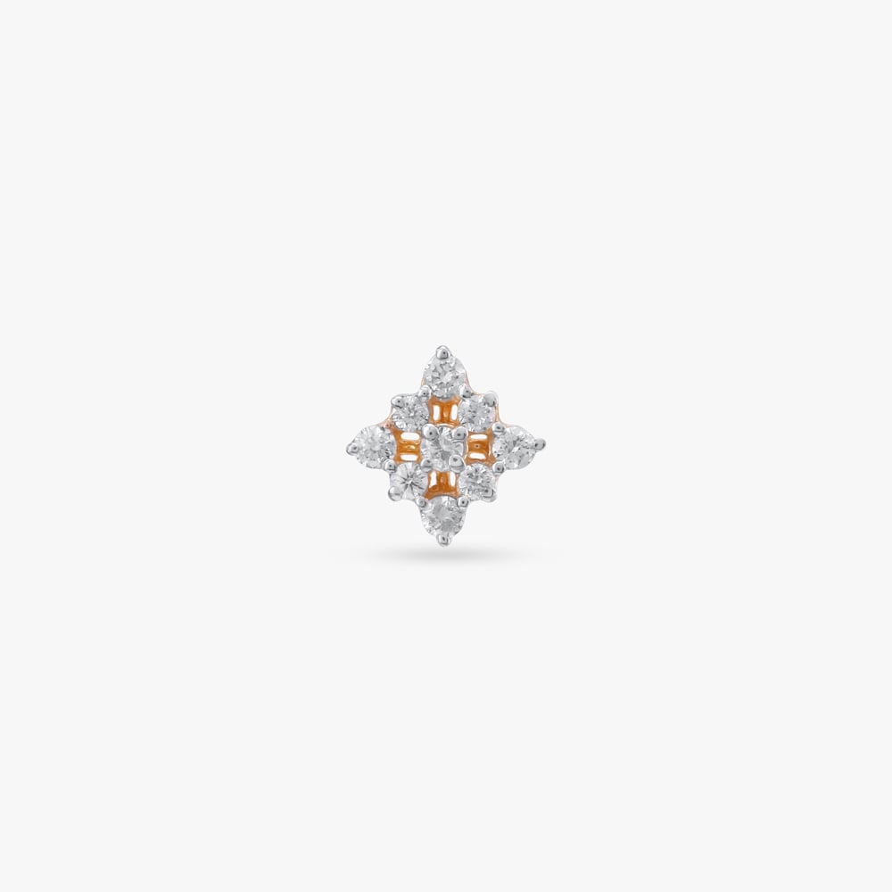 Vintage Star Diamond Nose Pin,,hi-res image number null