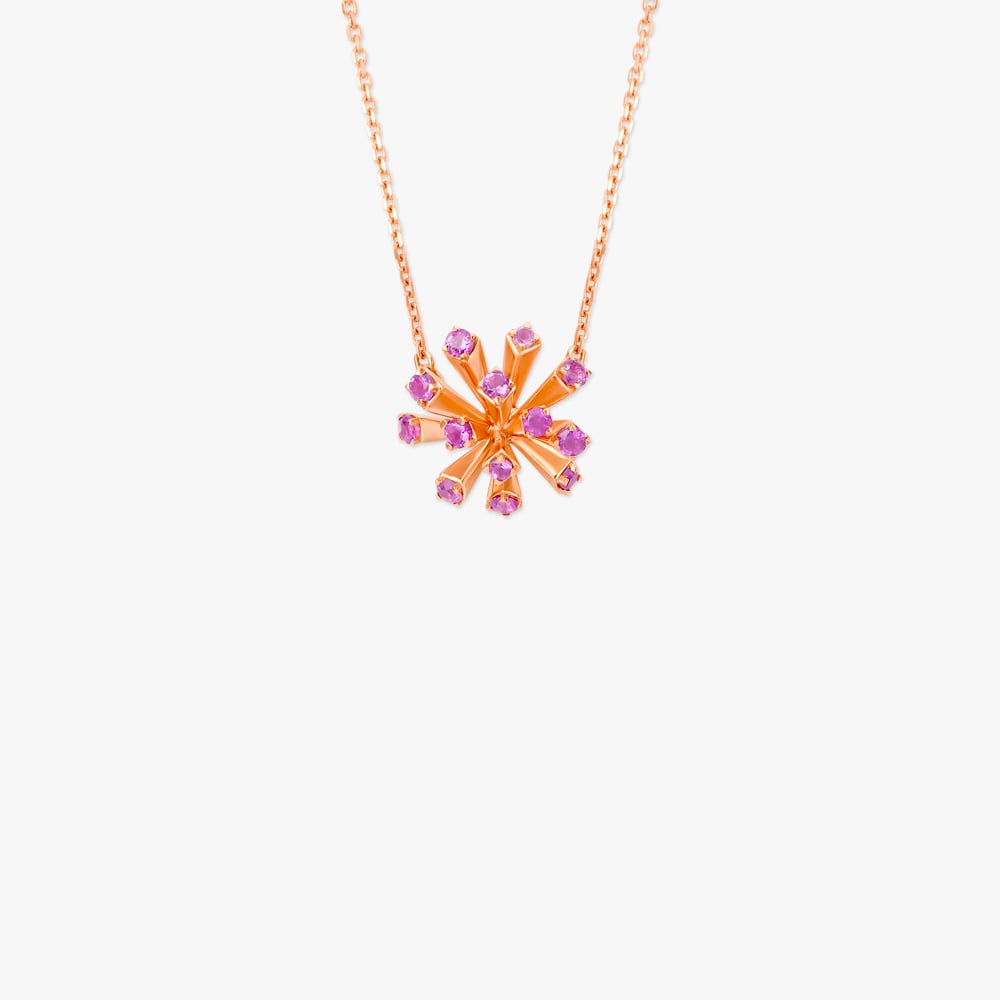 Chromatic Spark Gold Pendant with Chain,,hi-res image number null