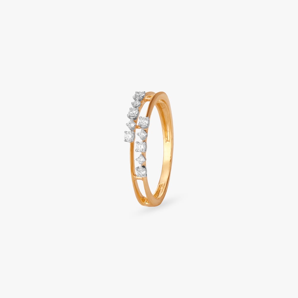 Minimal Chic Diamond Finger Ring,,hi-res image number null