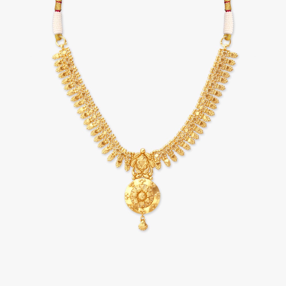 Sunlit Splendour Gold Necklace Set,,hi-res image number null