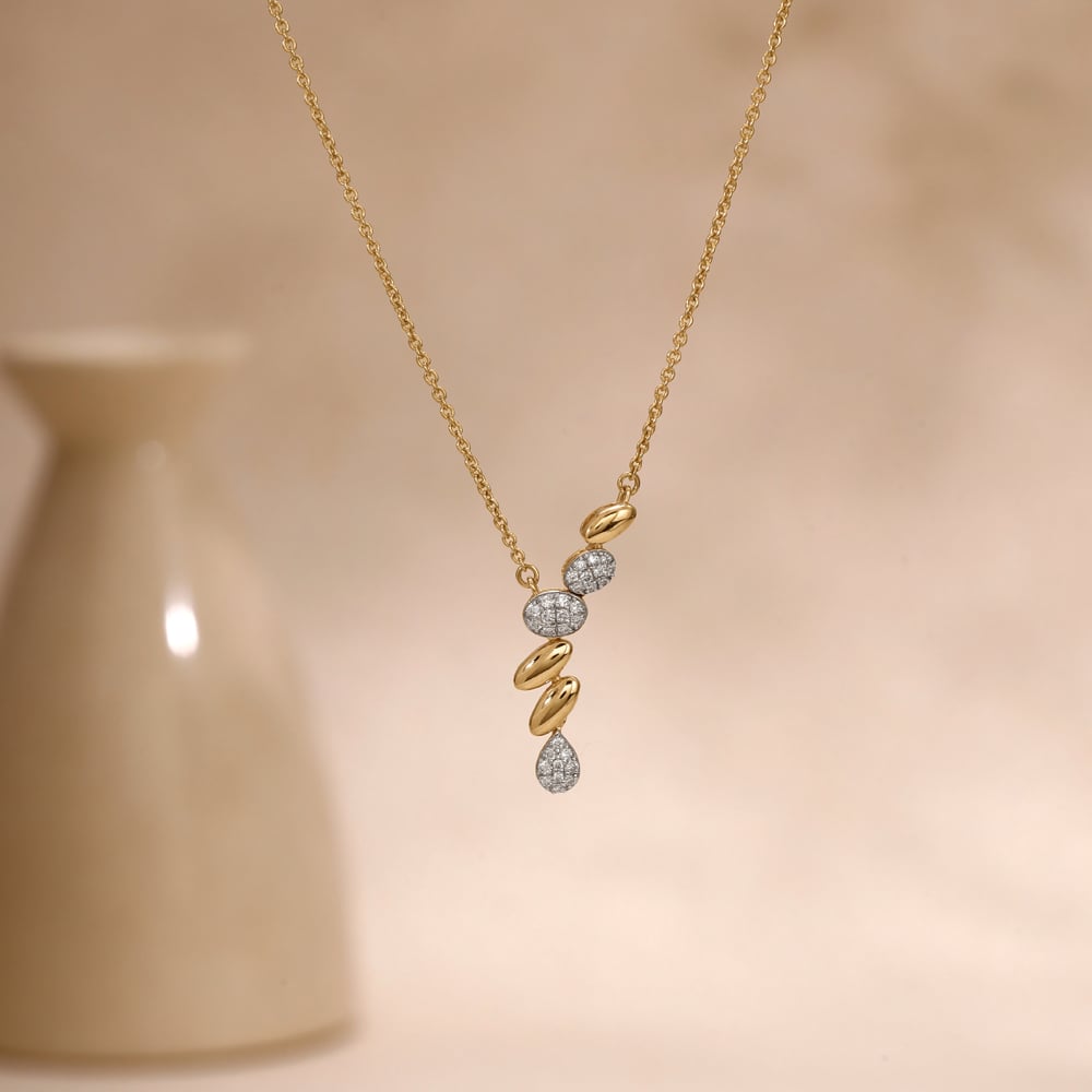 Cascading Rhythm Diamond Necklace,,hi-res image number null