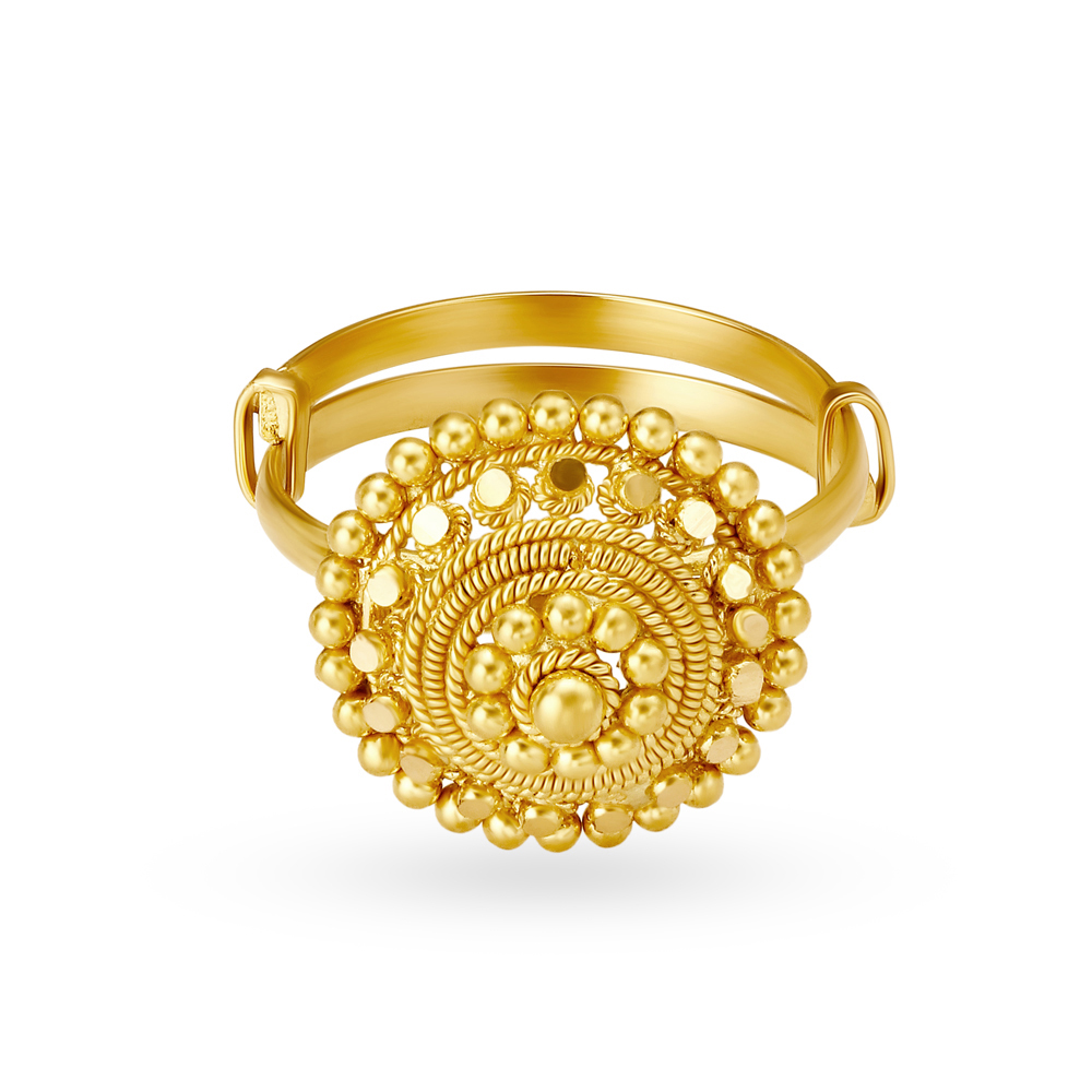 Lavish Gold Finger Ring,,hi-res image number null