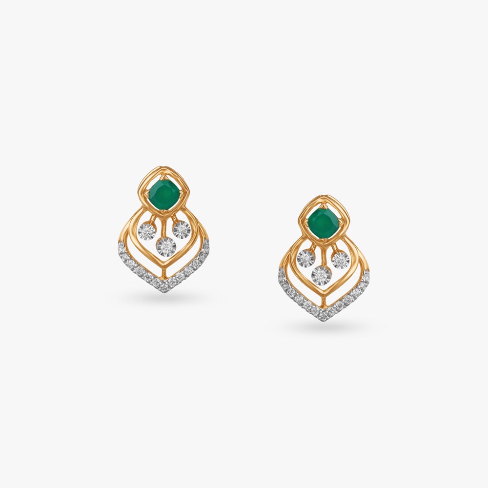 Celeste Emerald Pendant and Earrings Set,,hi-res image number null