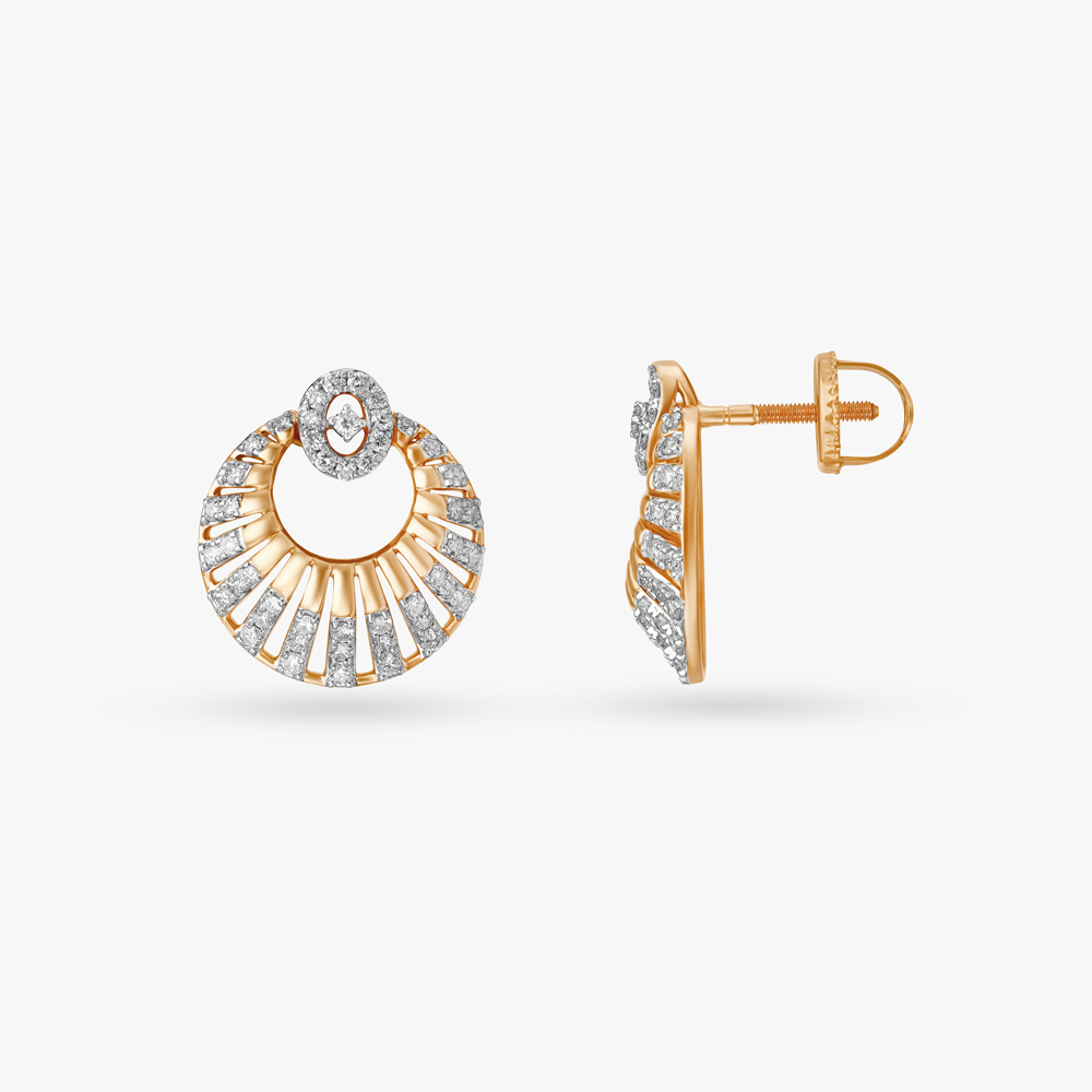 Classic Glam Diamond Pendant and Earrings Set,,hi-res image number null
