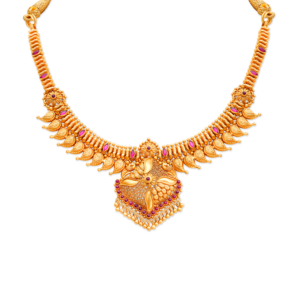 Luxurious Gold Kemp Necklace Set,,hi-res image number null