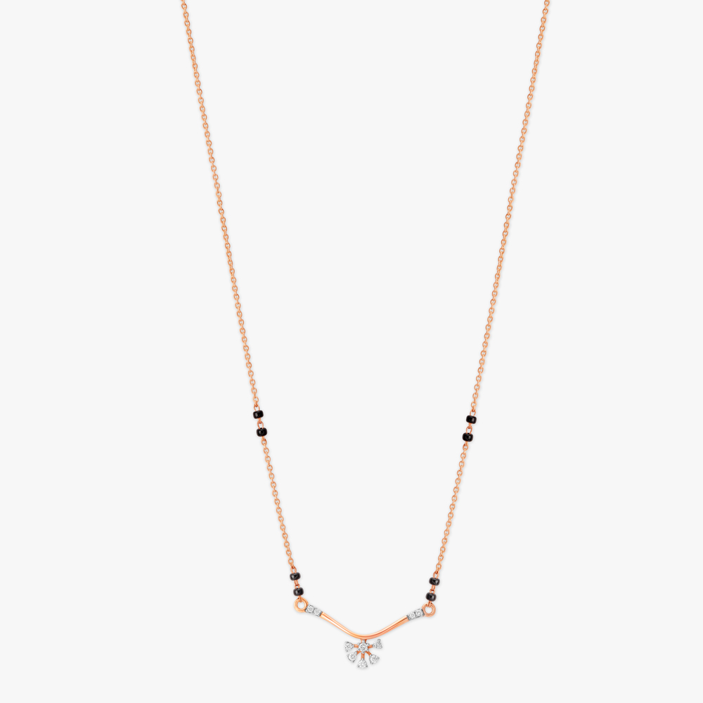 Mesmerising Floret Diamond Mangalsutra,,hi-res image number null