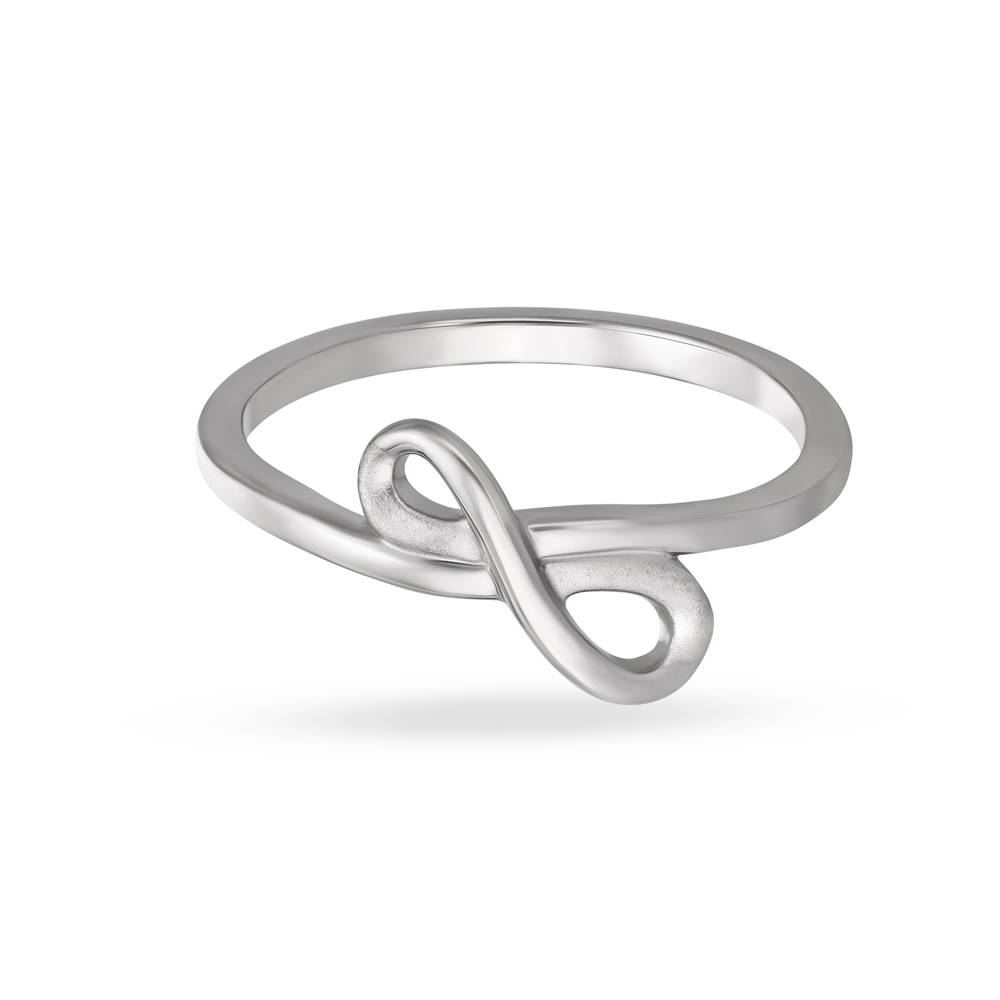 Elegant Infinity Platinum Ring,,hi-res image number null