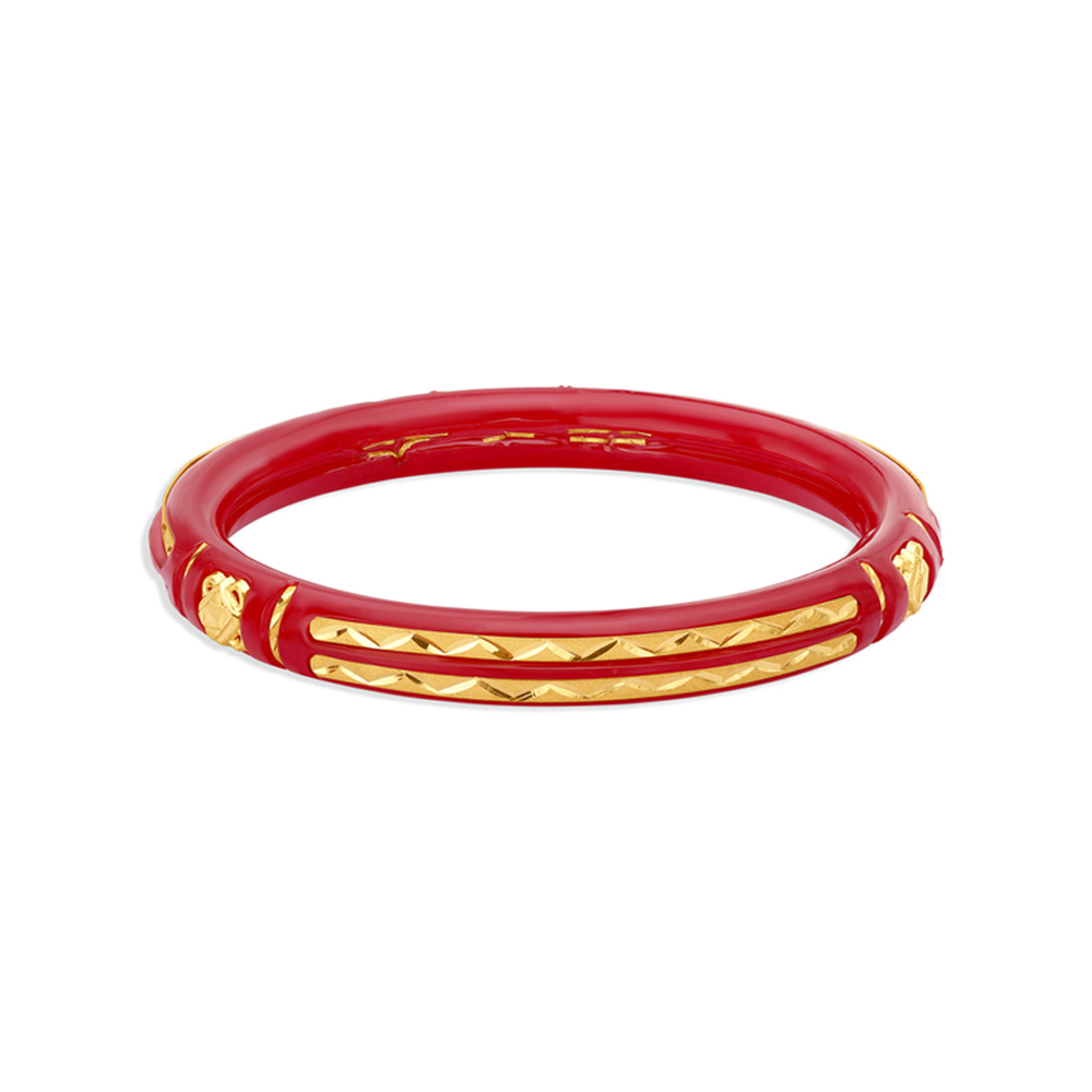Pola Bangles set in 22 Karat Yellow Gold,,hi-res image number null