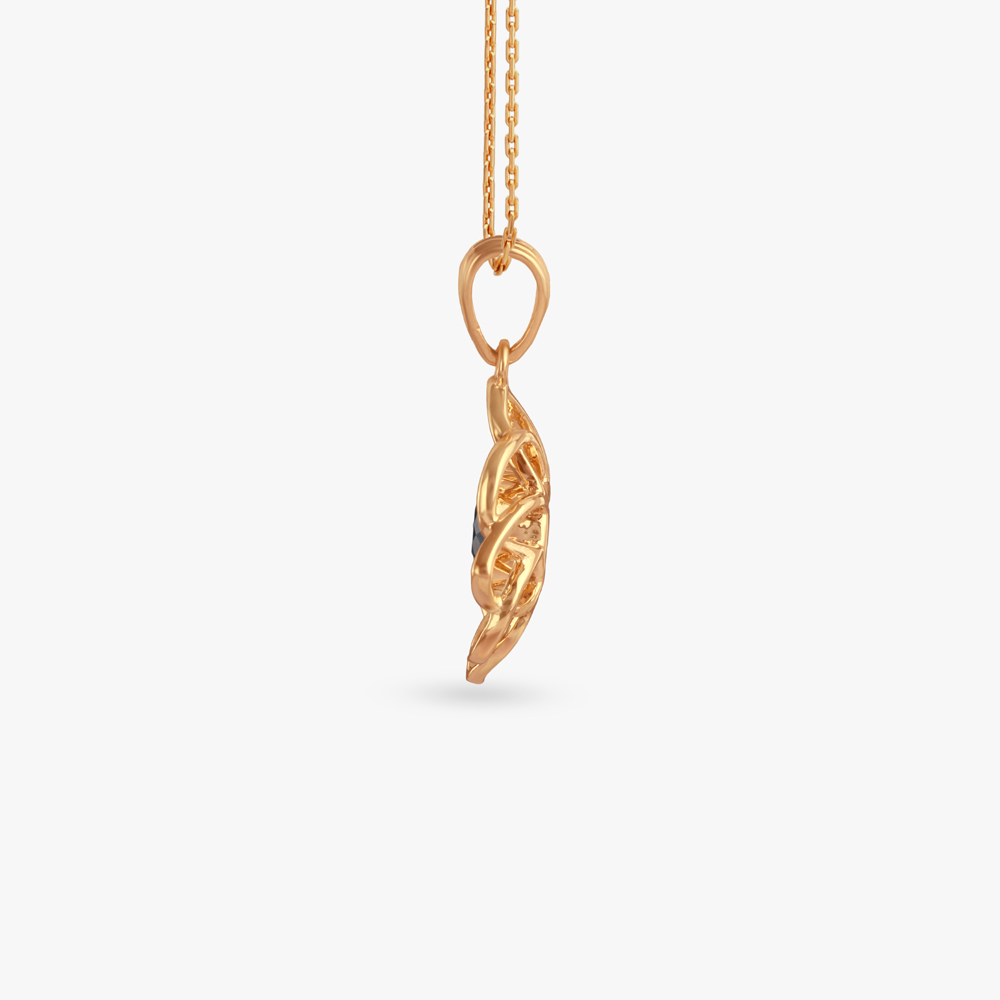 Enchanted Petal Gold Pendant,,hi-res image number null