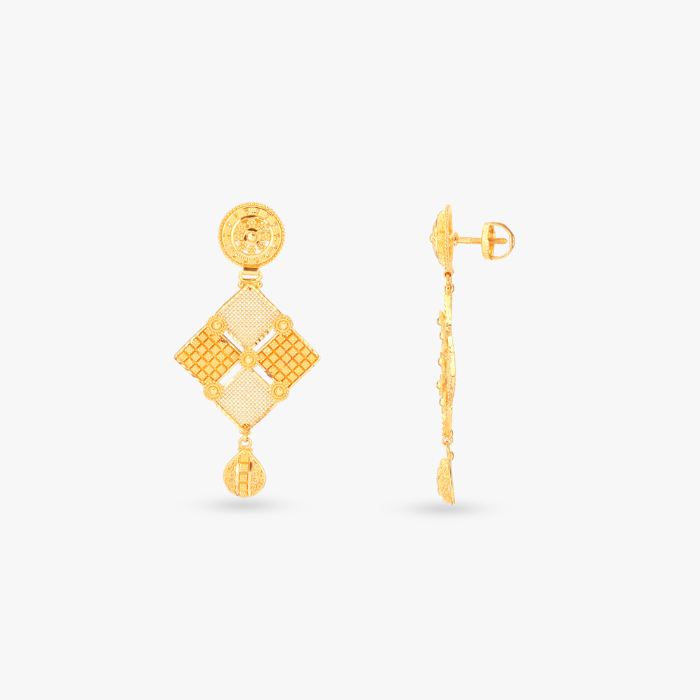 Regal Tapestry Gold Necklace Set,,hi-res image number null