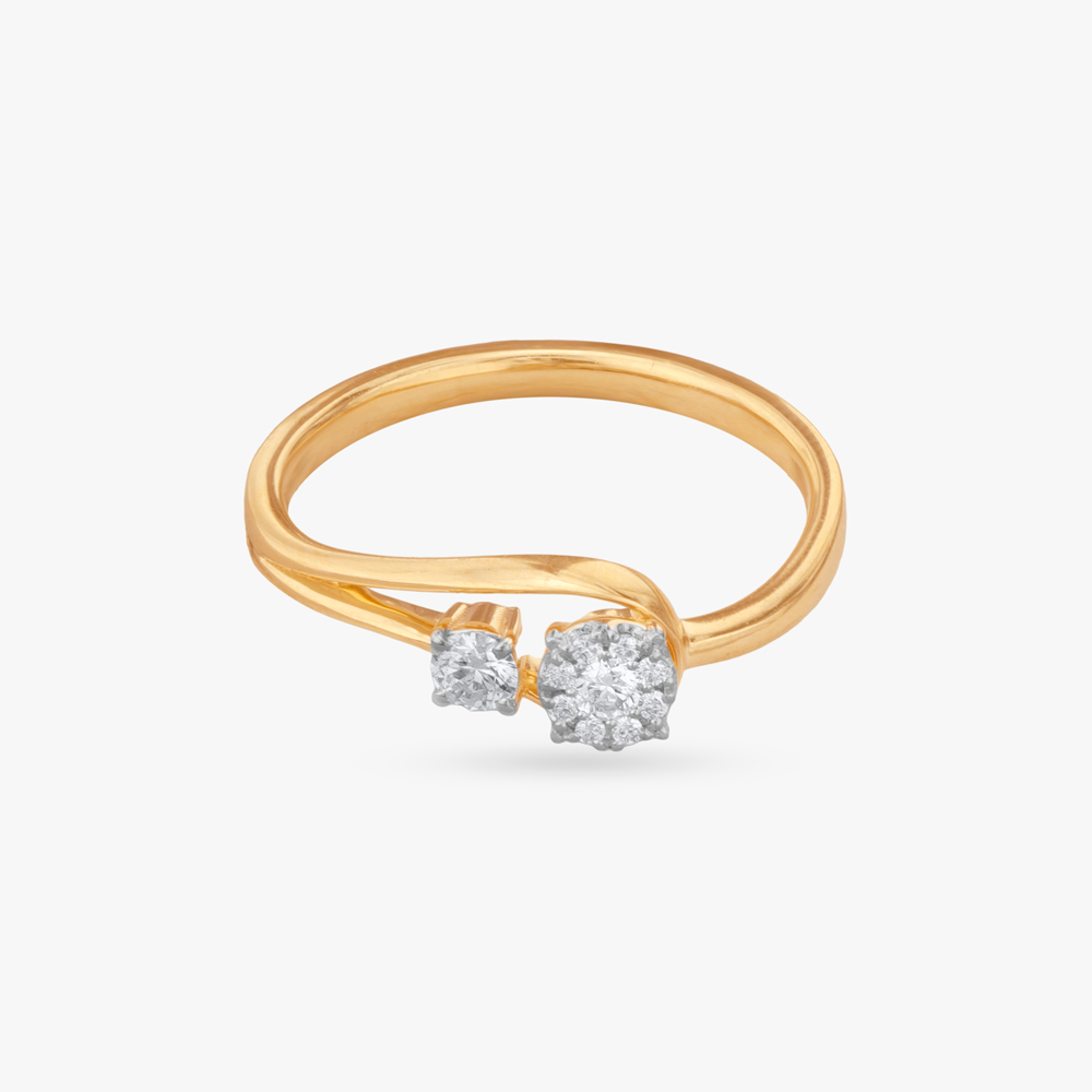 Chic Minimal Diamond Finger Ring,,hi-res image number null