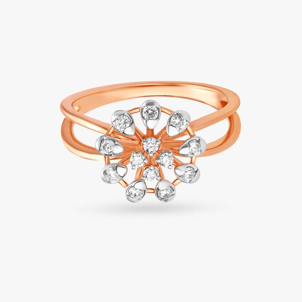 Luminous Flower Diamond Ring,,hi-res image number null