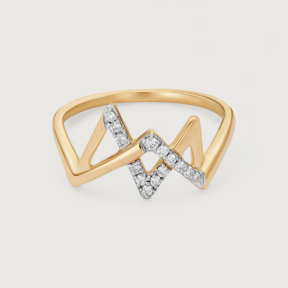 Cosmic Wonder 14KT Diamond Finger Ring,,hi-res image number null