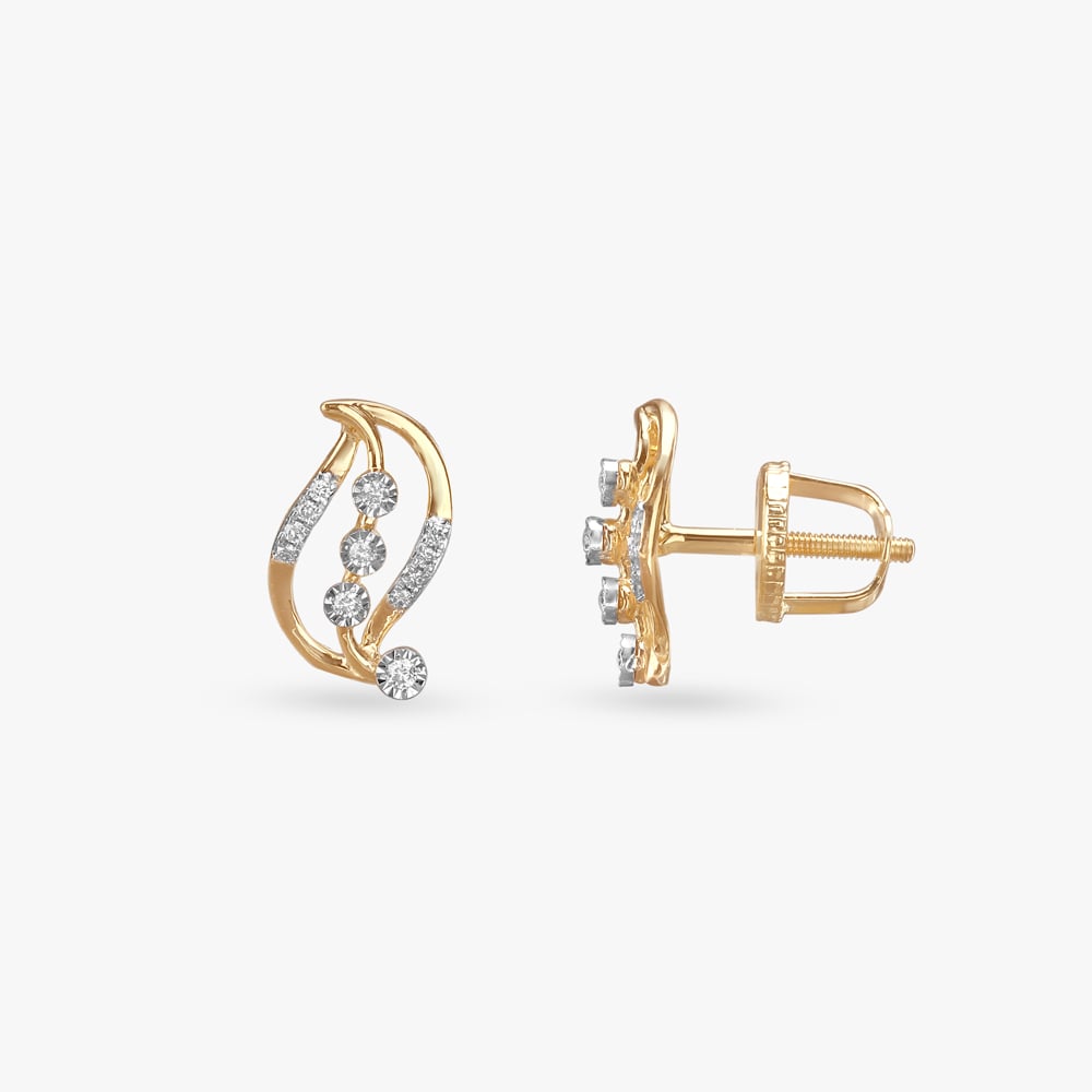 Dancing Waves Diamond Necklace Set,,hi-res image number null