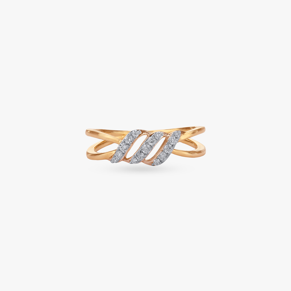 Twisted Glint Diamond Ring,,hi-res image number null