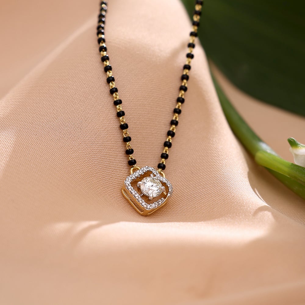 Radiant Connection Solitaire Mangalsutra