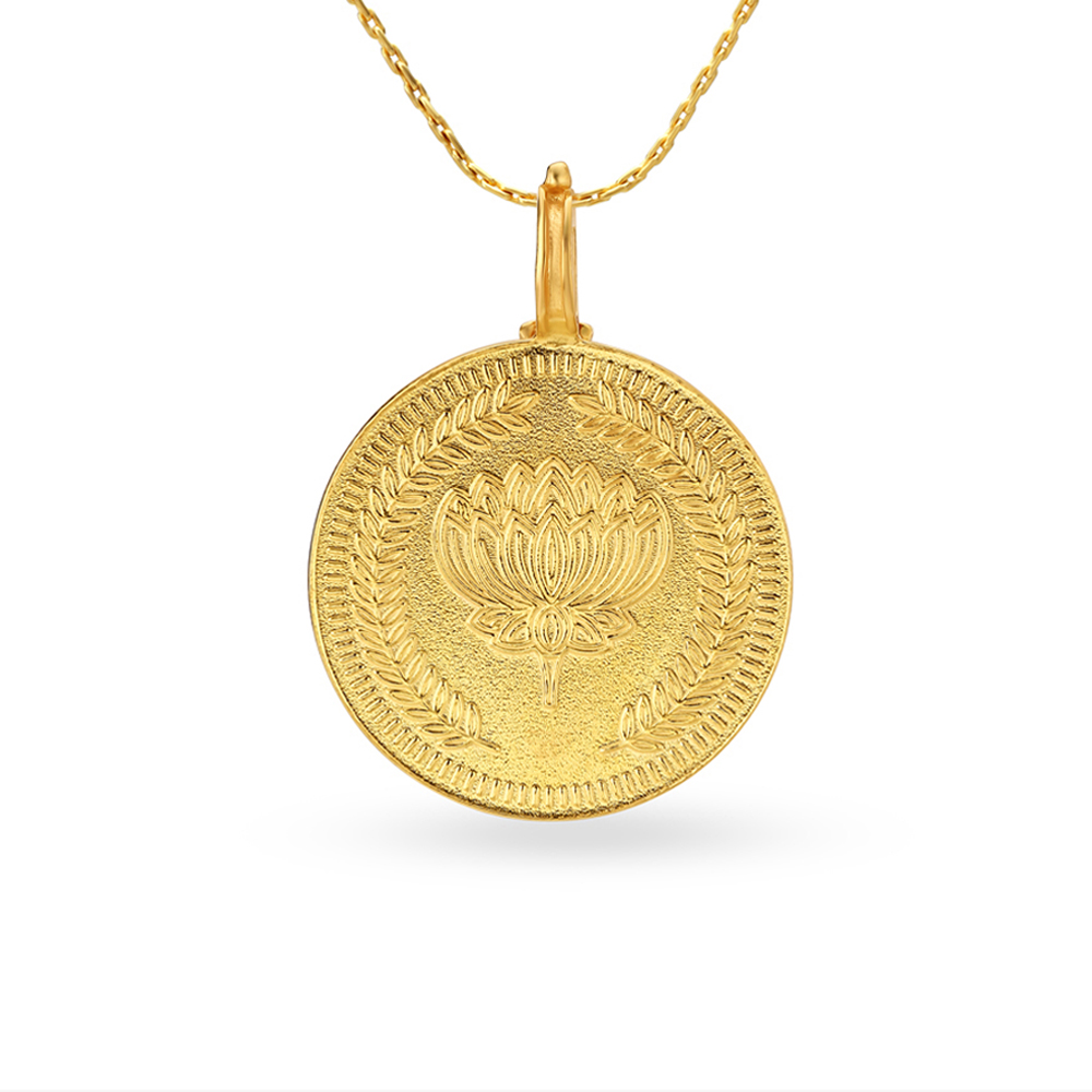 Divine Carved Goddess Lakshmiji Gold Coin,,hi-res image number null