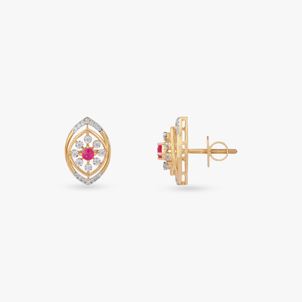 Inner Halo Diamond Pendant and Earrings Set,,hi-res image number null