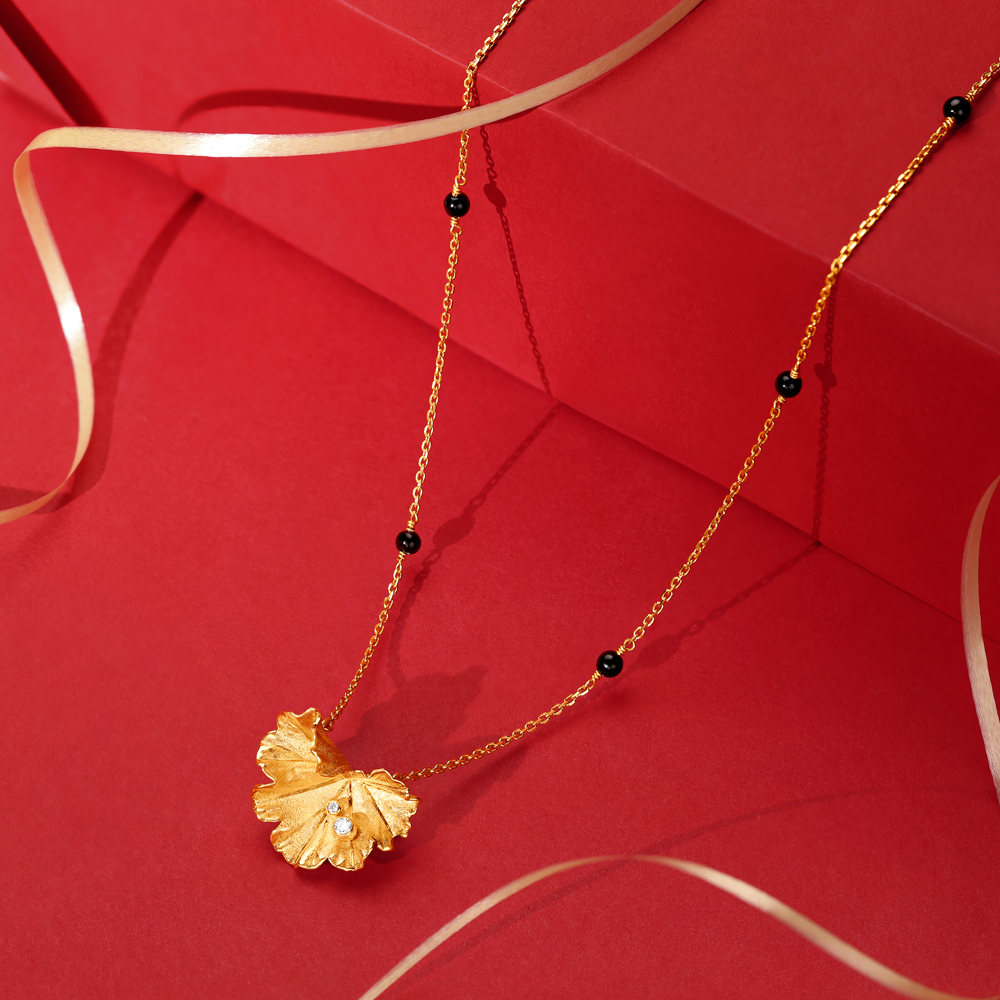 Autumn Chimes Diamond Pendant with Chain,,hi-res image number null