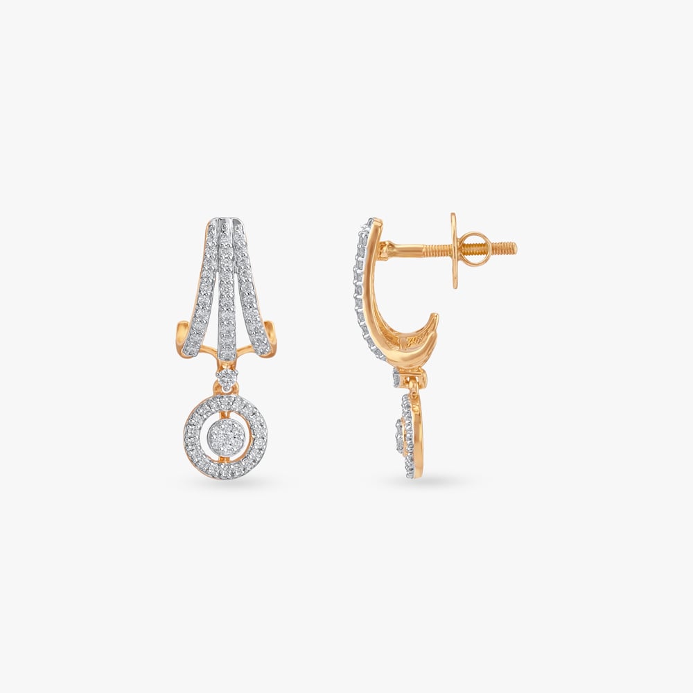 Pop Spark Diamond Drop Earrings,,hi-res image number null